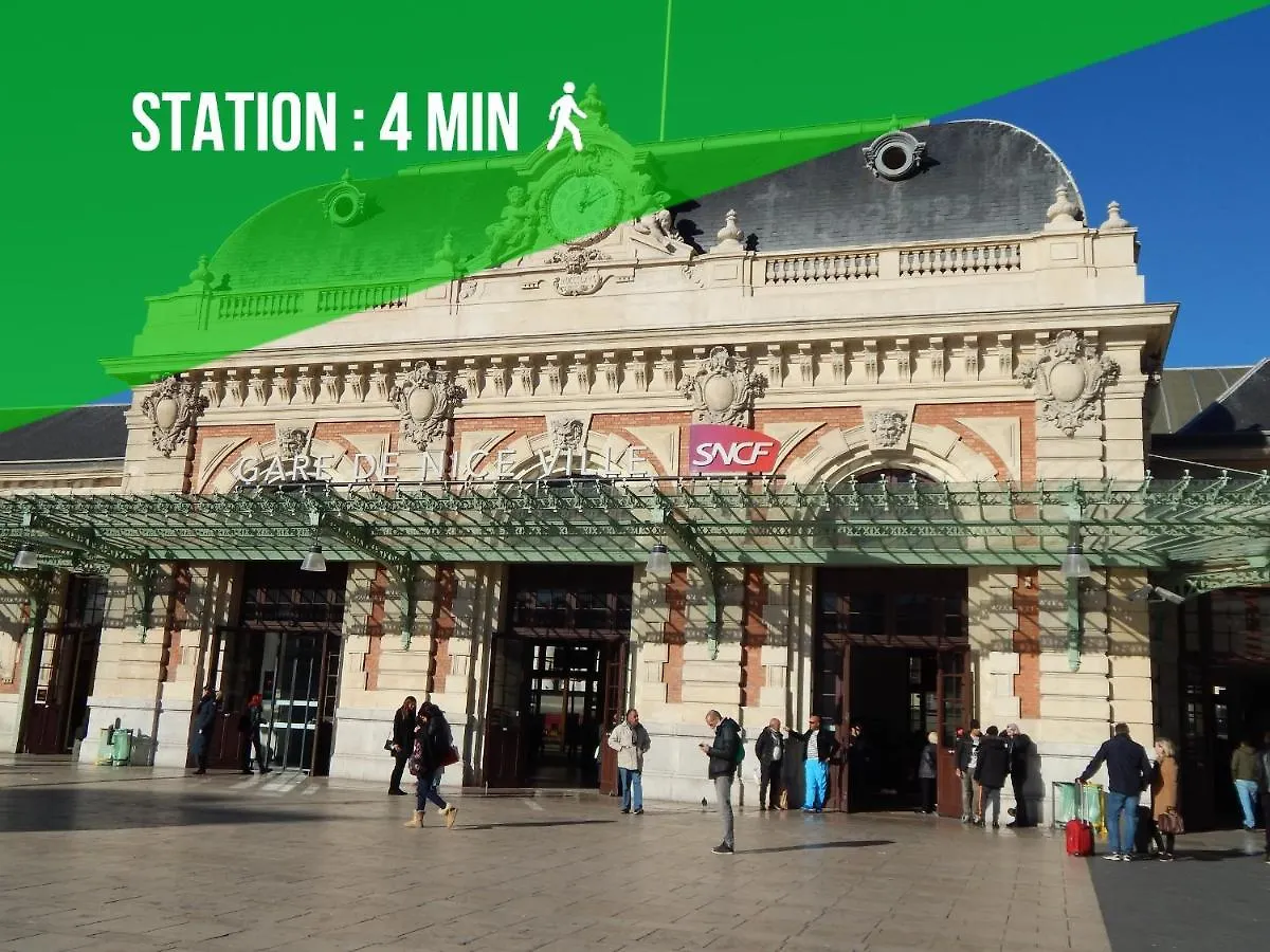 Apartment Hyper Centre - Air-Conditioned - Quiet - Tramway - Equipped Kitchen - Wifi Nice